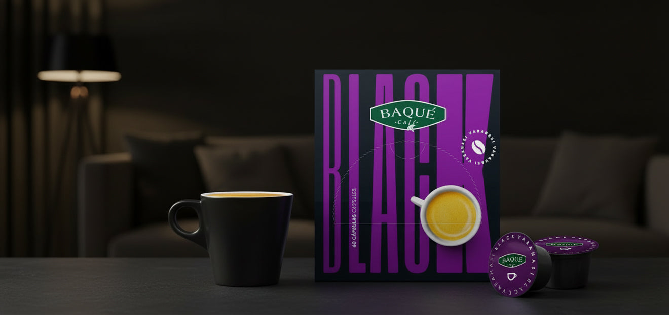 Capsule Black Varanasi BAQUE compatibile Lavazza Blue®