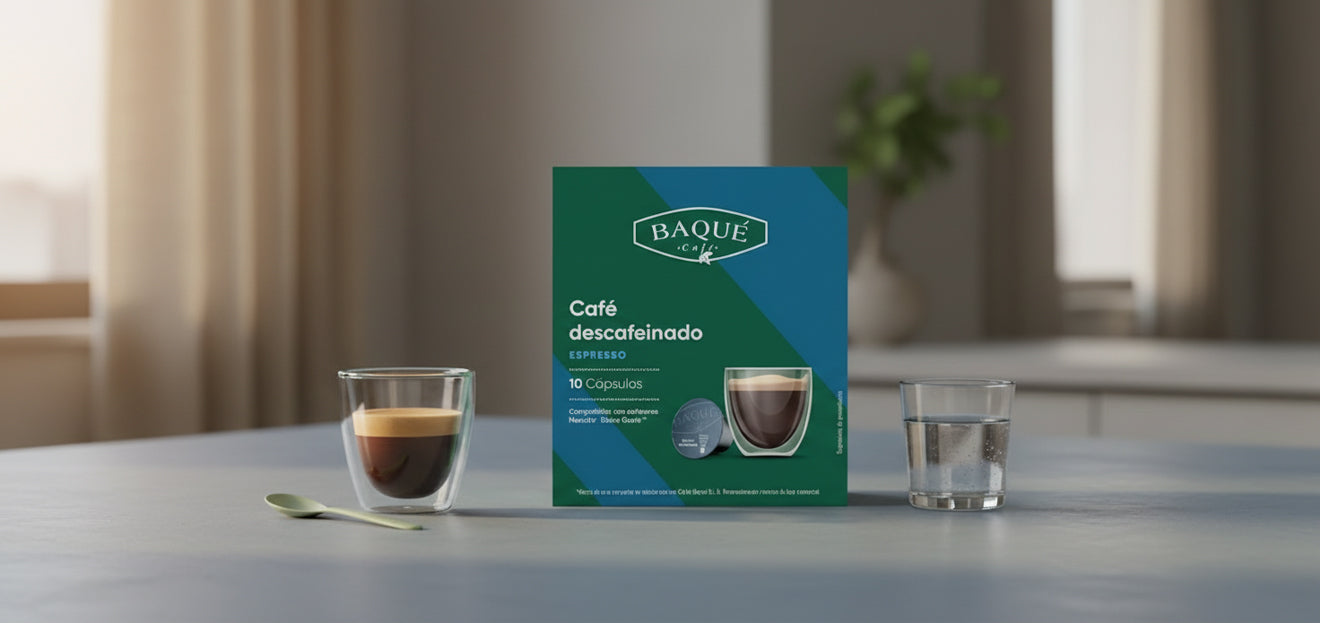 Capsule Cafe Descofeinado BAQUE compatibile Nescafé® Dolce Gusto®