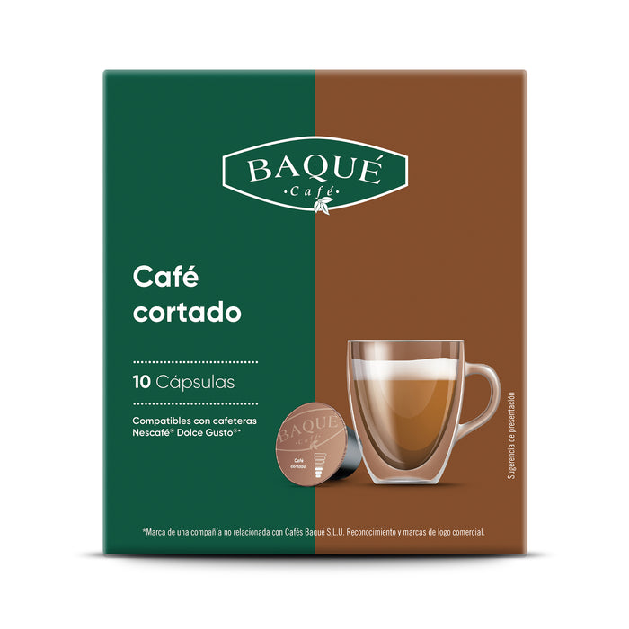 Capsule Cortado BAQUE compatibile Nescafé® Dolce Gusto®