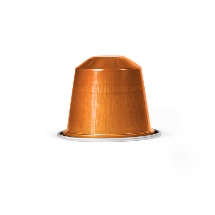 Lungo Baque Capsula aluminiu compatibila Nespresso gust intens cafea lunga