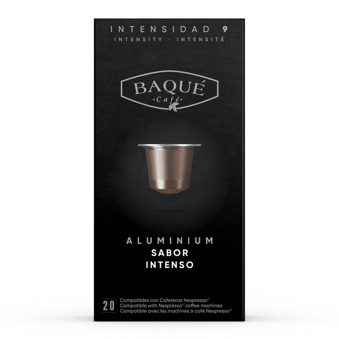 Ambalaj față capsule de cafea Baque Sabor Intenso