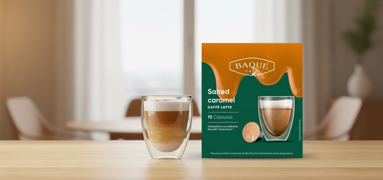 Capsule Salted Caramel BAQUE compatibile Nescafé® Dolce Gusto®