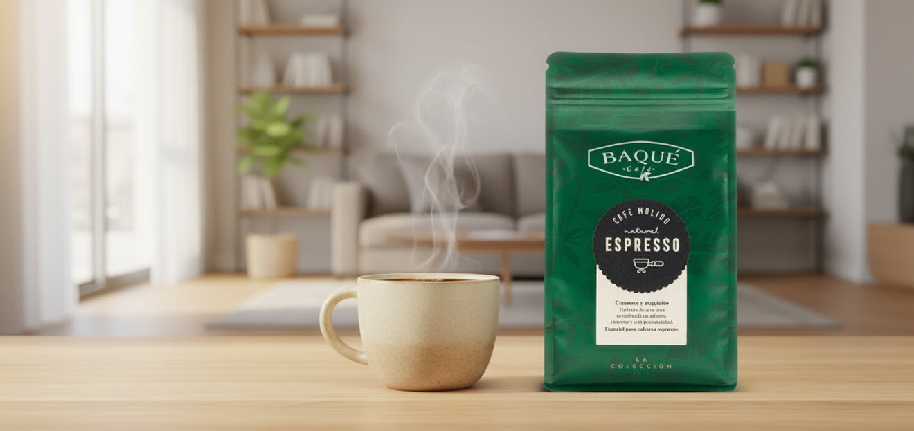 Cafea macinata Espresso BAQUE