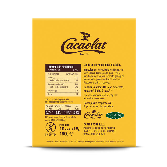 Cacaolat Baque Ambalaj Informatii