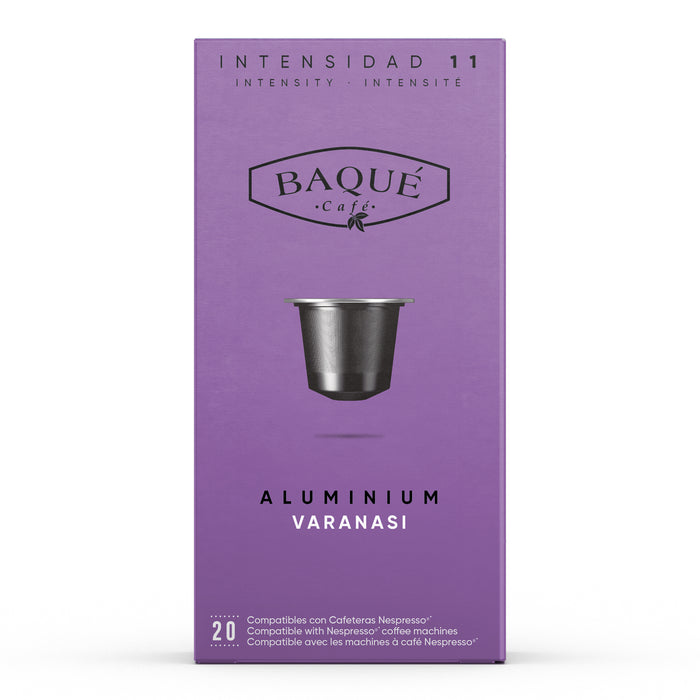 Ambalaj față capsule de cafea Baque Varanasi