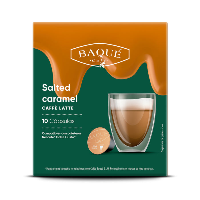 Capsule Salted Caramel BAQUE compatibile Nescafé® Dolce Gusto®